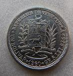 Venezuela 1 bolívar 1960, Ophalen of Verzenden, Zuid-Amerika, Losse munt, Zilver
