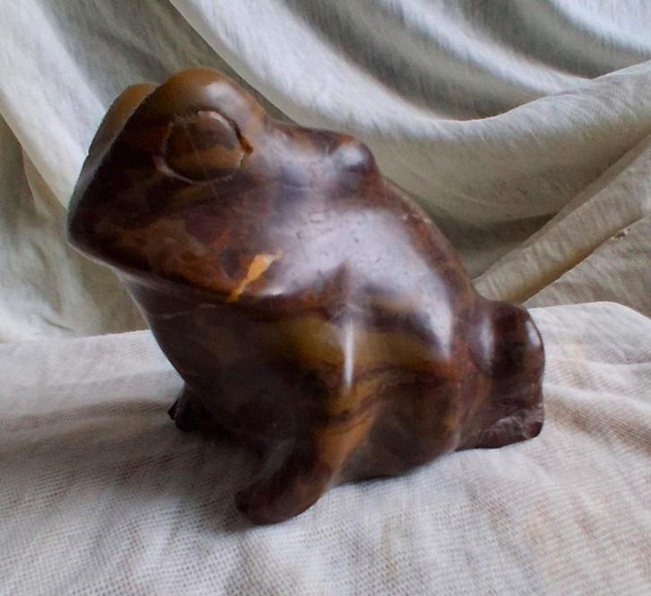 Chinese amber albast toad / kikker, Antiek en Kunst, Kunst | Niet-Westerse kunst, Ophalen of Verzenden