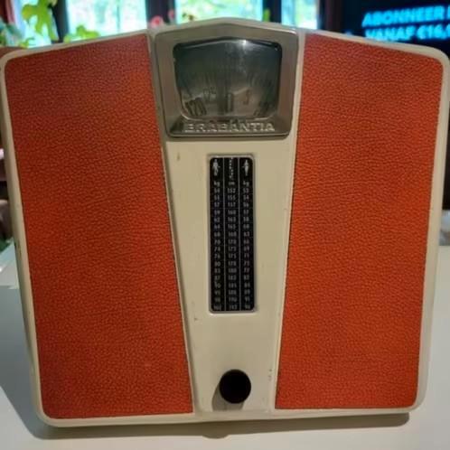Vintage personen weegschaal, Witgoed en Apparatuur, Weegschalen, Gebruikt, Personenweegschaal, 500 gram of grover, 100 kg of meer