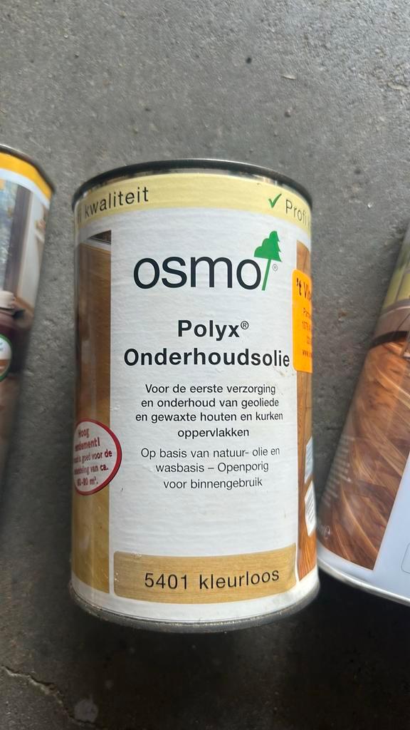 Osmo Onderhoudsolie / Onderhoudswas, Doe-het-zelf en Verbouw, Verf, Beits en Lak, Zo goed als nieuw, Beits, Minder dan 5 liter