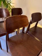 Eetkamerstoelen Deens/Scandinavisch, Huis en Inrichting, Stoelen, Ophalen, Gebruikt, Bruin, Scandinavisch