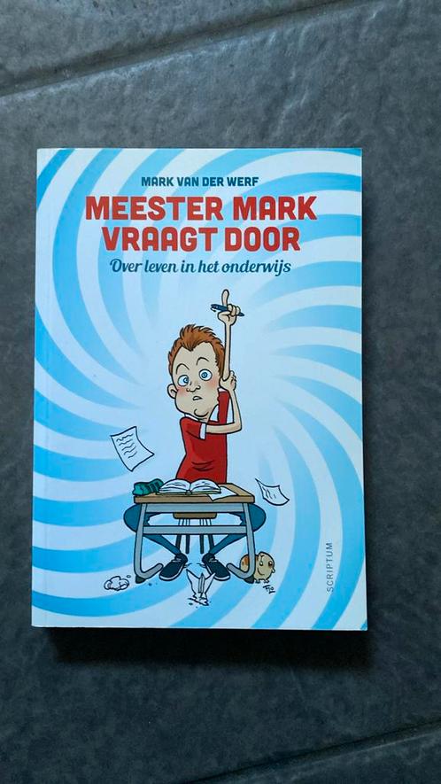 Mark van der Werf - Meester Mark vraagt door, Boeken, Politiek en Maatschappij, Zo goed als nieuw, Maatschappij en Samenleving