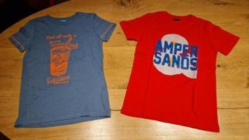 2 Nieuwe Hema t-shirts, 146-152, jongen  beschikbaar voor biedingen