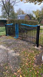 Bijna nieuwe poort 5 meter 160 hoog, Tuin en Terras, Ophalen of Verzenden, Zo goed als nieuw, IJzer