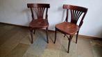 Twee Houten Stoeltjes, Huis en Inrichting, Stoelen, Ophalen, Gebruikt, Twee, Bruin