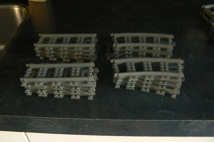 Te koop: Lego rails wissels/bocht, flexibel, bocht en recht, Kinderen en Baby's, Speelgoed | Duplo en Lego, Gebruikt, Ophalen of Verzenden