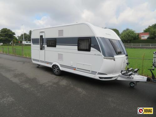 Hobby De Luxe 490 KMF, Caravans en Kamperen, Caravans, tot en met 5, 1000 - 1250 kg, Standaardzit, Hobby, Lengtebed, Vast bed