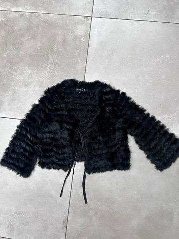 VICTORIA EL 100% BONT BONTEN BOLERO ZWARTE VEST JASJE M / L beschikbaar voor biedingen