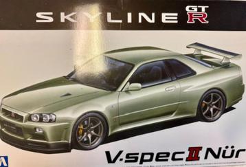 Coelianmodels, Aoshima 06275, Nissan BNR34, 1/24, € 32,99 beschikbaar voor biedingen