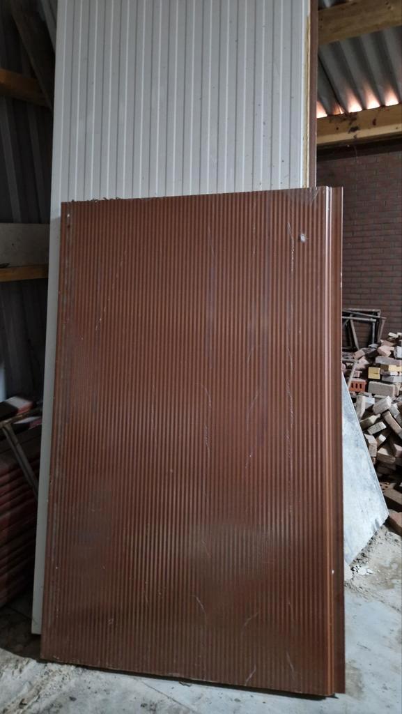 Geïsoleerde Falk sandwichpanelen, Doe-het-zelf en Verbouw, Platen en Panelen, Gebruikt, Ophalen of Verzenden