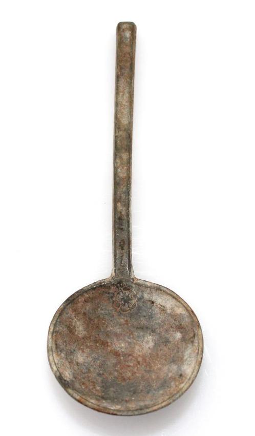 Prachtige 17e-eeuwse Lepel Tin, Antiek en Kunst, Antiek | Tin, Verzenden