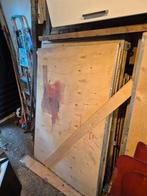 Multiplexplaten te koop, Doe-het-zelf en Verbouw, Hout en Planken, Ophalen, Gebruikt, 50 mm of meer, Pallet