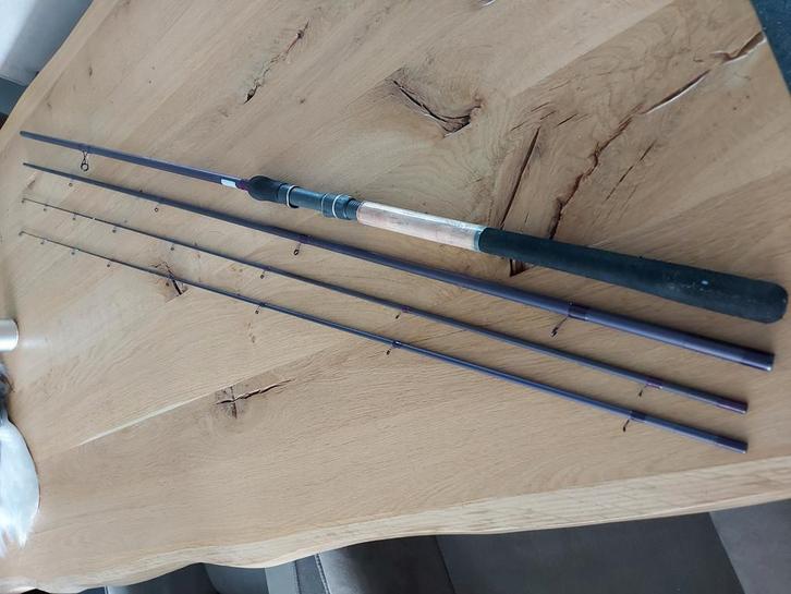 Matchhengel 3,9 mtr. Skakespeare, Watersport en Boten, Hengelsport | Witvissen, Zo goed als nieuw, Werphengel, Ophalen of Verzenden