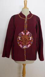 Apart boeddhistische borduur jasje! L/XL, Overige kleuren, Verzenden, Maat 46/48 (XL) of groter, Zo goed als nieuw