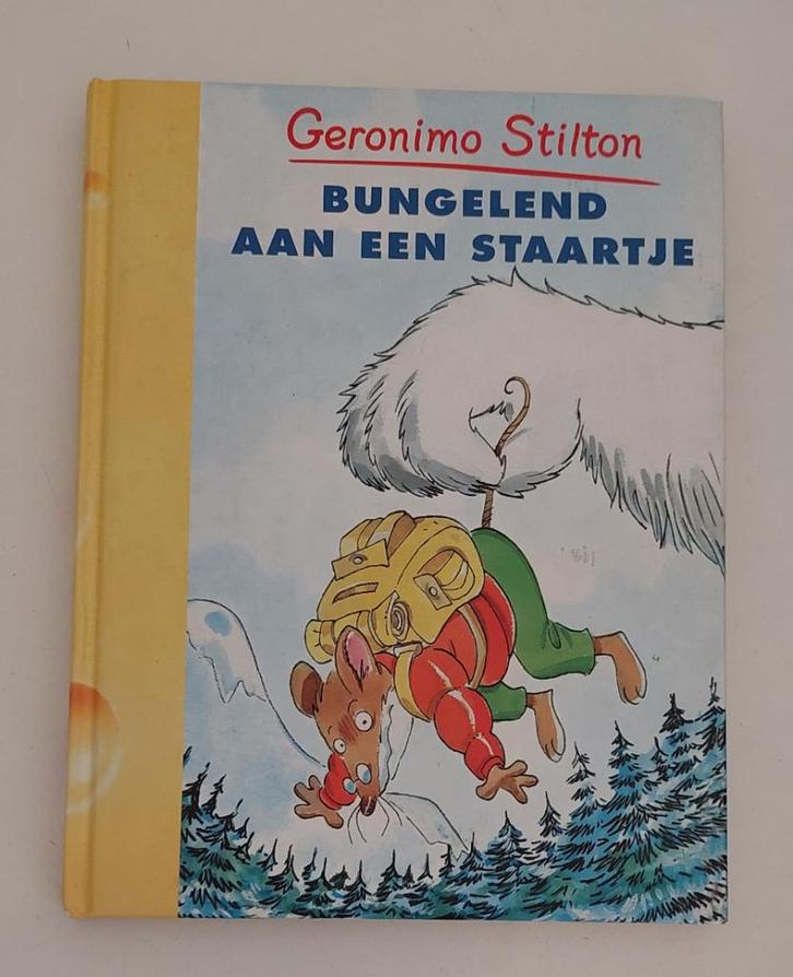 Geronimo Stilton - Bungelend aan een staartje, Boeken, Kinderboeken | Jeugd | onder 10 jaar, Zo goed als nieuw, Fictie algemeen