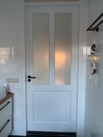 Mooie opdekdeur 93 x 231, Ophalen, 215 cm of meer, Binnendeur, Glas