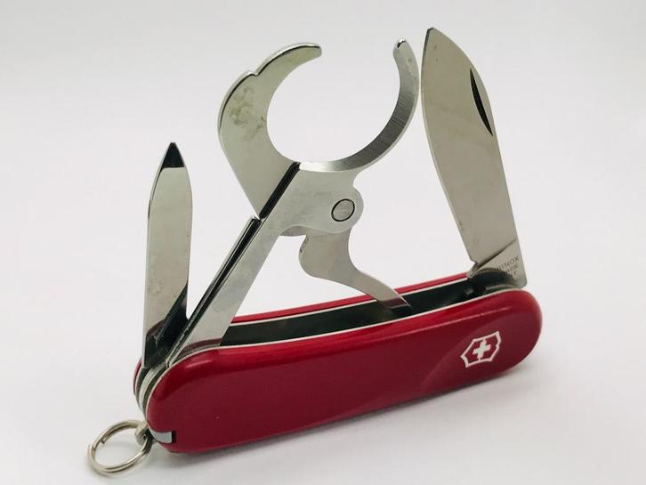 VICTORINOX SWISS ARMY KNIFE CIGAR 36 Red Delemont Collection, Caravans en Kamperen, Kampeergereedschap, Zo goed als nieuw, Verzenden