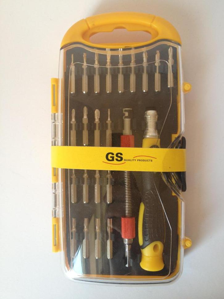 GS Schroevendraaierset + Bitset - 23 delig #1 (NIEUW), Hobby en Vrije tijd, Overige Hobby en Vrije tijd, Nieuw, Ophalen