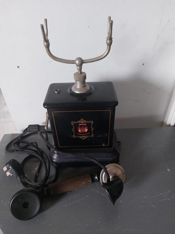 Antieke Telefoon - Prachtig Decoratiestuk, Antiek en Kunst, Antiek | Emaille, Ophalen