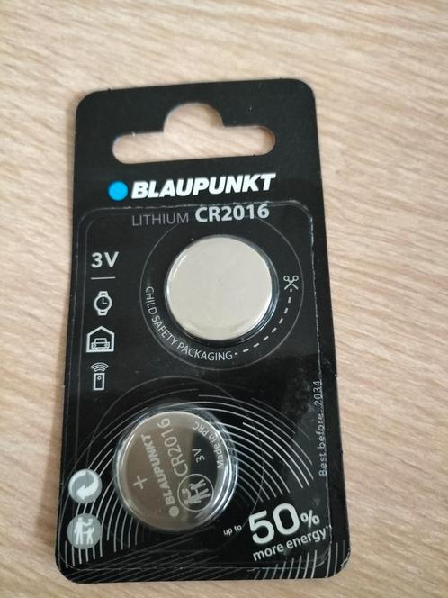 BLAUPUNKT CR2016 Batterijen Knoopcel set van 2 ( NİEUW  ), Audio, Tv en Foto, Accu's en Batterijen, Nieuw, Ophalen of Verzenden