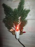 Oude kerst wandverlichting decoratie kaars sfeerlicht, Ophalen of Verzenden, Gebruikt