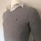 Tommy Hilfiger trui - compact cotton - heren, Kleding | Heren, Verzenden, Tommy Hilfiger, Zo goed als nieuw, Grijs
