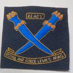 RAF Levies Iraq blazer badge, Ophalen of Verzenden, Luchtmacht, Engeland, Embleem of Badge