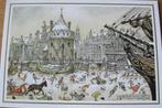 Anton Pieck - ijspret in Amsterdam, Verzamelen, Ansichtkaarten | Themakaarten, Verzenden, 1980 tot heden, Gelopen, Stad of Dorp