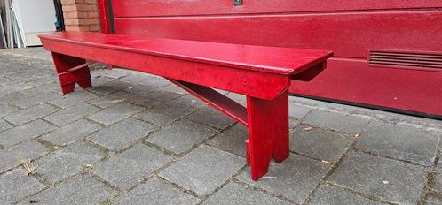 Vintage houten bank, Antiek en Kunst, Antiek | Meubels | Stoelen en Banken, Ophalen