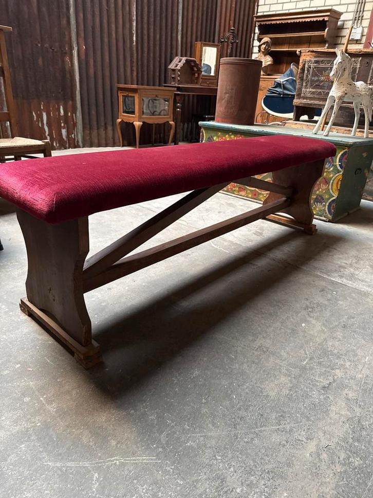 4 Kerkbanken - 170cm Lang - Perfect voor Horeca of Thuis, Antiek en Kunst, Antiek | Meubels | Stoelen en Banken, Ophalen