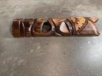 Tiki Masker 50 cm van hout, Ophalen of Verzenden