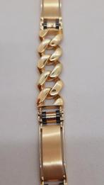 gouden heren armband 14kt, Sieraden, Tassen en Uiterlijk, Armbanden, Nieuw, Goud, Goud, Ophalen of Verzenden