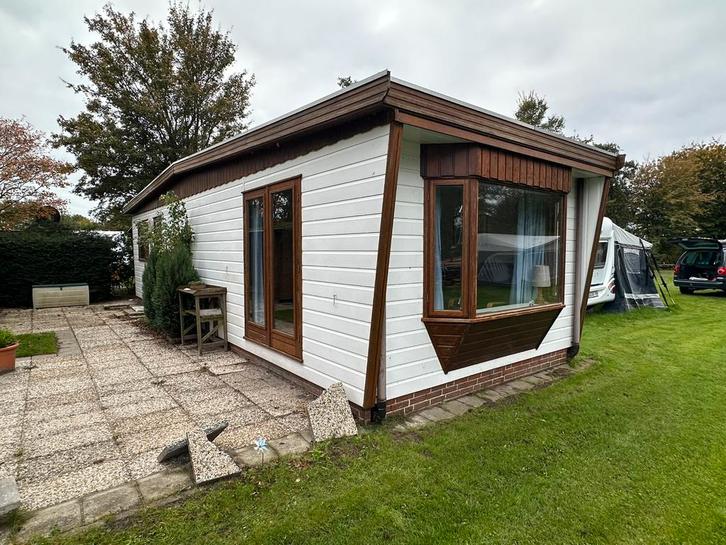 Kunststof chalet 2 slaapkamers dubbel glas incl transport♦️, Caravans en Kamperen, Stacaravans, tot en met 4, Verzenden