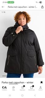 Dames winterjas maat 58 (grote maat/maten) zwart, Zwart, Maat 46/48 (XL) of groter, Nieuw, Ophalen of Verzenden