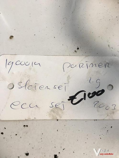 Peugeot Partner 1.9 2003 Contactslot met ECU en sloten, Auto-onderdelen, Elektronica en Kabels, Gebruikt, Ophalen of Verzenden