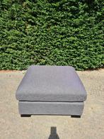 Comfortabele grijze poef, Ophalen, Gebruikt, 75 tot 100 cm, Vierkant