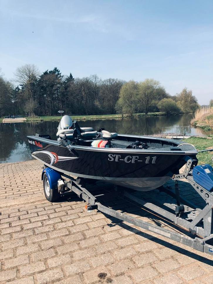 Marcraft Pike Master 440, Watersport en Boten, Vis- en Consoleboten, 70 pk of meer, 3 tot 6 meter, Benzine, Buitenboordmotor, Polyester