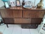 Vintage Radiomeubel met Platenspeler, Ophalen of Verzenden