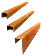 Corten staal u profiel – diverse maten – TuinSpot, Overige materialen, 100 tot 200 cm, Verzenden, Nieuw