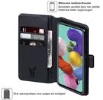 Samsung Galaxy A53 Hoesje Book Case Leder zwart NIEUW!, Ophalen of Verzenden, Nieuw