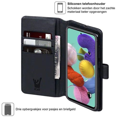 Samsung Galaxy A53 Hoesje Book Case Leder zwart NIEUW!, Telecommunicatie, Mobiele telefoons | Hoesjes en Frontjes | Samsung, Nieuw