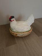 Vintage Keramische Kip op Nest terrine, Ophalen of Verzenden, Zo goed als nieuw