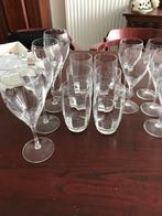 Mooie set glazen kristal, Ophalen, Glas of Glazen, Effen, Glas