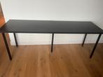 Ikea Bureau 150cm Zwart - Gebruikt, Huis en Inrichting, Bureaus, Ophalen of Verzenden, Gebruikt, Bureau