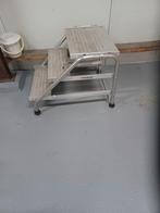 Werkbordes 3 tredes van aluminium  tot 150 kg, Ophalen, Overige typen, Minder dan 2 meter