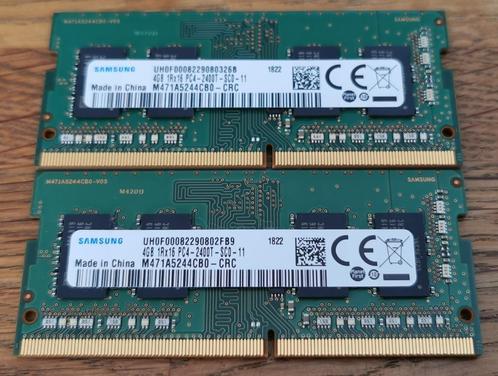 2 stuks RAM SAMSUNG 4GB 1Rx16 – PC4 – 2400T – SCO - 11, Computers en Software, RAM geheugen, Zo goed als nieuw, Desktop, 4 GB