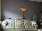 Goossens bank model  Bently kaki buffel leer, Huis en Inrichting, Ophalen, Gebruikt, 100 tot 125 cm, Leer
