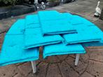 ZGAN 6 tuinkussens voor tuinstoelen met hoge rug., Tuin en Terras, Ophalen, Zo goed als nieuw