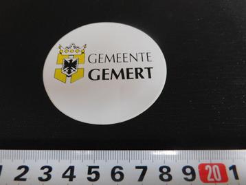 stickers Gemeente Gemert  beschikbaar voor biedingen
