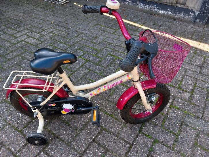 Leuke meisjesfiets - Loekie, Fietsen en Brommers, Fietsen | Meisjes, Gebruikt, 16 inch, Handrem, Ophalen of Verzenden